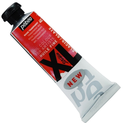 Tinta a Óleo Pébéo XL Studio 402 Vermelho Transparente 37ml